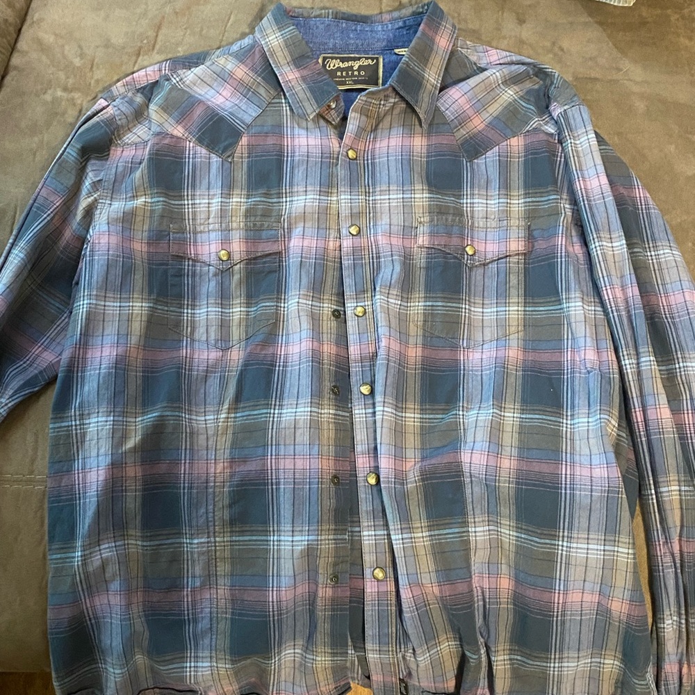 Mens wrangler button down